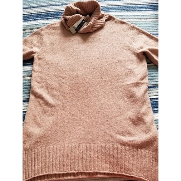 BP Womens Sweater Cowl Neck Knit Soft Pullover Oversized Pink Adobe Size Small - Picture 6 of 12